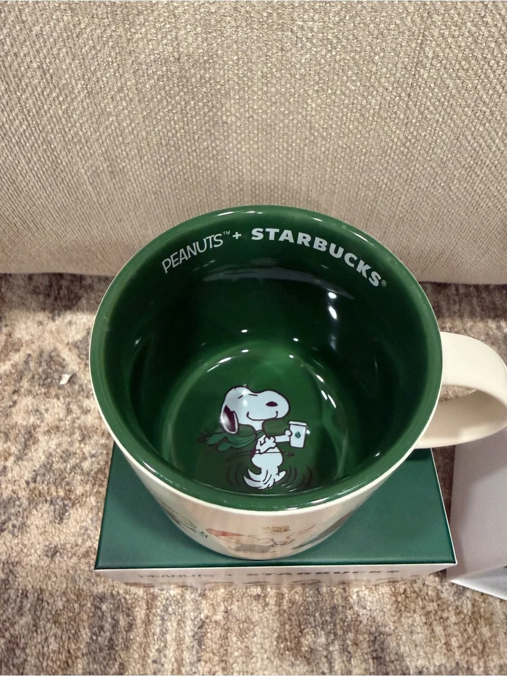 Starbucks Peanuts Mug with Peanuts Characters